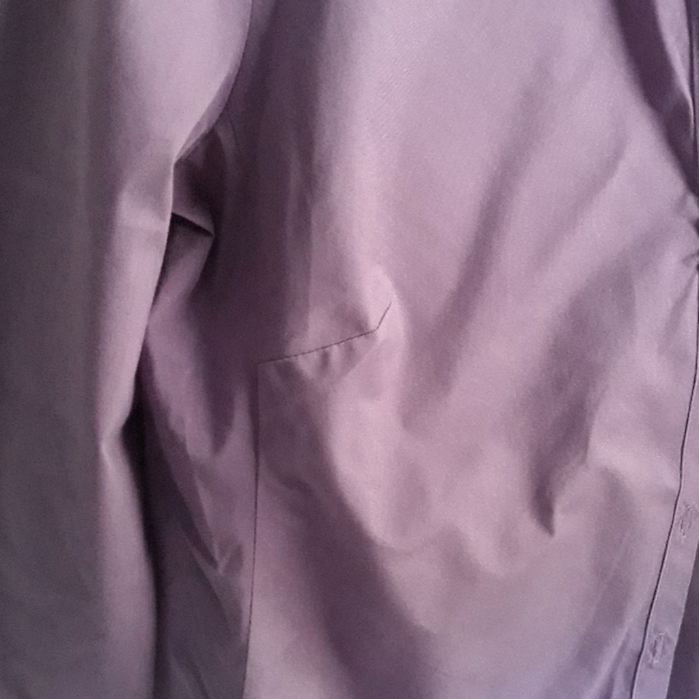 Purple button down blouse - Picture 3 of 4